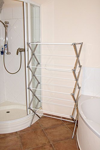 Wäscheständer, Handtuchhalter, 9,25 Meter Trockenlänge, 8 Ebenen - 8