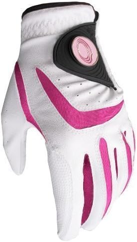 All Weather Golf Glove with Pink Ball Marker and Free Sherpshaw Ball Marker