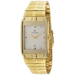 Titan Karishma Analog Gold-Color Dial Men's Watch - NE9151YM01J