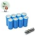 Price comparison product image 8Pack CR123A Rechargeable 3.7V Battery + LED Flashlight Torch Kit