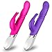 Produktbild GAOWORD 1 Pcs Weibliche Vibration Automatische Thrust Cannon Climax Sex Spielzeug Teleskop Heizung AV Stick USB Wiederaufladbare G Punkt Irritierend Klitoris Vibrator,Purple