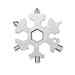 Produktbild Schneeflocke Multi-Tool,15-in-1-Karte Outdoor-Reisen Camping Outdoor Portable Schlüsselbund Schraubendreher Flaschenöffner Incredible Tool