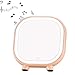 Produktbild CHSHY Bluetooth Kosmetikspiegel mit Lautsprecher und Schreibtischlampe - 3 in 1 Kosmetikspiegel mit Beleuchtung und Bluetooth, Touchscreen USB-Aufladeschminkspiegel LED-Nachtlicht,Pink