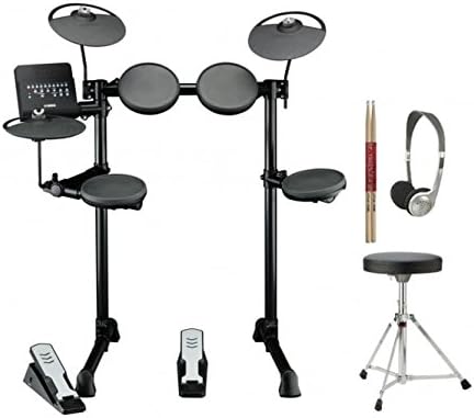 Yamaha DTX400 Digital Drum Kit With Stool,Sticks and Headphones