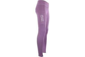 AK RIDING SPORTS AK Oreo Collants/Leggings/Culottes d'équitation Respirants Taille Haute à Enfiler avec poignée en Silicone à siège Complet AKRS-6052-01