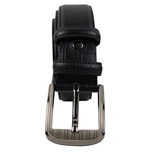 Preisvergleich Produktbild DJ16012 Men Casual Elegant Ledergürtel Herrengürtel von mit Automatikschnalle verschiedene Modelle in edler Geschenkbox - Länge verstellbar