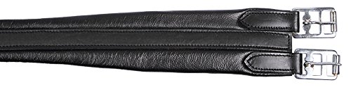 Kerbl-327061-Curved-Saddlegirth-Black-120-cm
