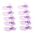 Generic 10PCS Plastic DIY Nail Art Polish Varnish Clip Cap Tip Protector Covers Protectors Home Salon Use RS.250.00