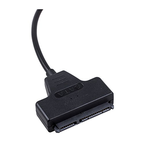 MasterStor USB 2.0 auf Serial ATA SATA 15 + 7 22P Adapter-Kabel für für 2.5″ HDD Laptop-Festplatte - 4
