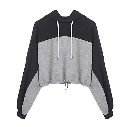 Preisvergleich Produktbild Damen Hoodie Sweatshirt Kapuzenpullover Herbst Winter Frauen Jumper Langarmshirt Streetwear Kapuzenpulli Bluse Tops