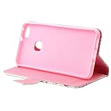 Felfy Hülle für Huawei P10 Lite,Huawei P10 Lite Lederhülle,Huawei P10 Lite Handyhülle Glitzer Flip Wallet PU Lederhülle Magnetic Buckle Handyhülle Ledercase Tasche Hüllen Brieftasche Bunte Gemalt Malerei elegantes Mädchen Muster mit Glänzende Crystal Strass Diamant [PU Leder & Silikon Innenschale] Schutzhülle Tasche Schale Handy Etui Karten Slot Lederhülle für Huawei P10 Lite [Shopping Mädchen] + 1x Silver Stylus+ 1x Bling Dust Plug [Farbe Random] - 5