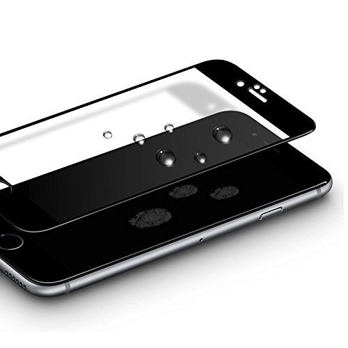 Boriyuan Iphone 7 Plus Full Displayschutzfolie Panzerglas Panzer Folie HD Ultra-klar glasfolie Vollschutz Front Glas Scheibe für iPhone 7 Plus 5.5 Zoll Schwarz - 2