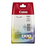 canon cli 8 multipack original Geeignet für folgende Geräte: iP3300/3500/4200/4300/4500/5200/5200R/5300, iX4000/5000, MP500/MP510/520/530/600/600R/610/800/800R/810/830/970, MX700/850,Pro9000/Pro9000 Mark 11