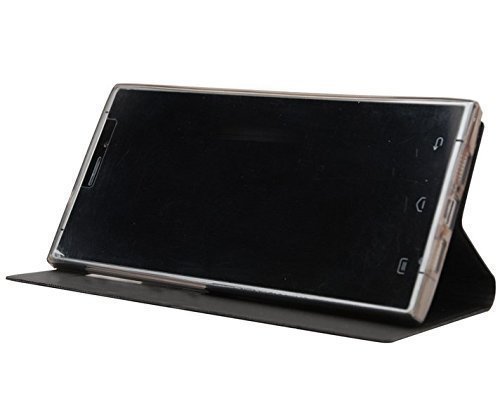 PREVOA       Homtom HT7 Funda - Flip PU Protictive Funda Case para Homtom HT7 HT7 PRO 5 5 Pantalla Smartphone - Negro