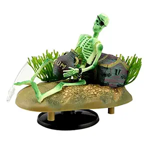 Saim? Drunken Pirate Skeletons Live Action Aquarium Ornaments w/Bonus