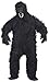 Price comparison product image Smiffys Adult men's Gorilla Costume, Bodysuit, Mask, Hands and Feet, Party Animals, Serious Fun, One Size, 23907