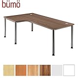 stufenlos höhenverstellbar (über Tischbeinfüße)