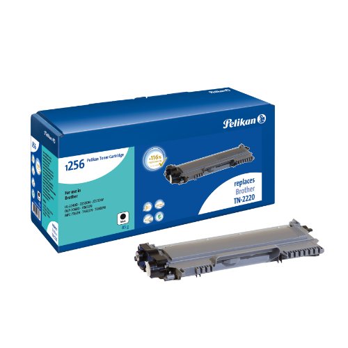 Pelikan Marken-Toner ersetzt Brother-Toner TN-2220 - passend für Drucker ★ DCP 7060 7065 7070 ★ HL 2215 2240 2250 2270 ★ MFC 7360 7460 7840 ★ FAX 28404 2845 2940 - Schwarz