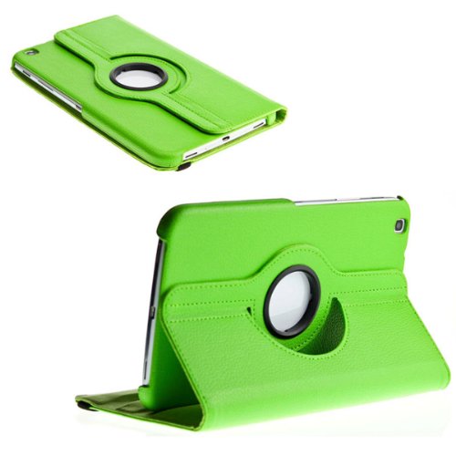 3in1 SET Tab3 8.0 360° Schutzhülle + Folie + Pen Samsung Galaxy Tab 3 8.0 SM-T310 T311 T315 Tasche Etui (Grün) - 3
