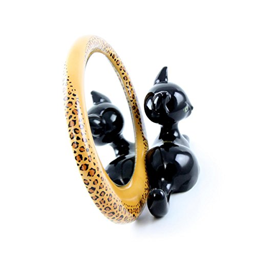 Goebel 66800194 „Leopard Kitty“ Spiegel, Hartporzellan, bunt, 27,5 x 11,5 x 17 cm - 5