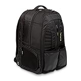 Compartimento del equipo de gimnasio, que incluye bolsa de ropa y lavadero y compartimento separado para el calzado / entrenador para mantener la ropa fresca