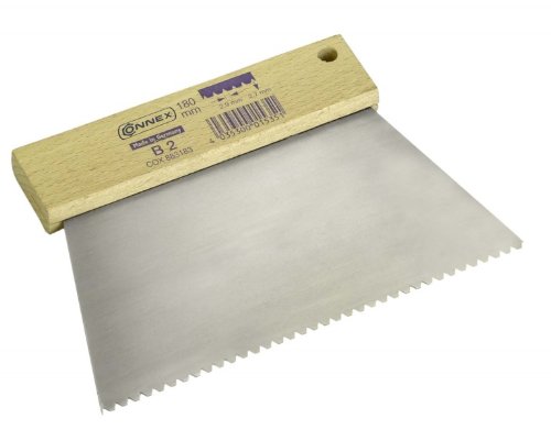 Connex COX883182 Maurerkelle, gezahnt, Silber, COX883183