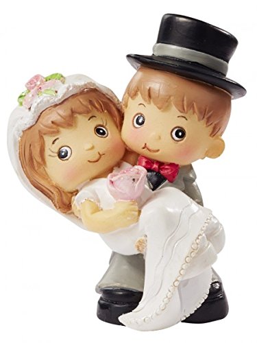Hochzeitspaar Figur Deko Brautpaar Tortendeko 5,5 cm