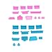 Segolike 2 Sets Universal Silicone Anti Dust Plugs for PC Laptop Notebook Computers RS.375.00
