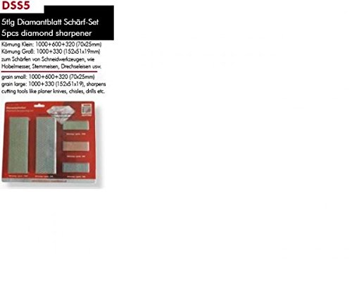 Juego de 5 piezas, de corte de diamante Afilador Holzmann
