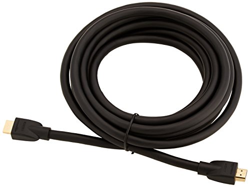 AmazonBasics Hochgeschwindigkeits-HDMI-Kabel 2.0, Ethernet, 3D, 4K-Videowiedergabe und ARC, 4,5 m - 5