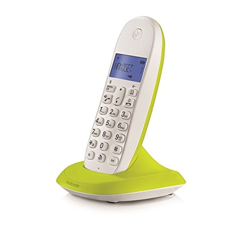 Telefono Inalambrico DECT MOTOROLA C1001 Amarillo