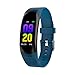 Produktbild EARS Smart Watch MK04 Sport Gesundheit Überwachung Hinweis Erinnerung Smart Bracelet Heart Rate Blood Pressure Monitor Waterproof Multifunction Pedometer Colour Men Health clock (Blau)