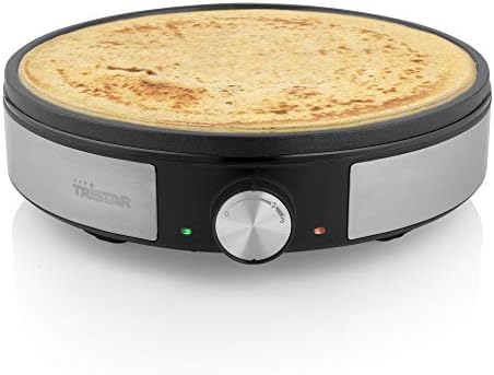 Tristar Crepiera 30 cm BP-2638, 1200 watt, Acciaio inossidabile, Nero