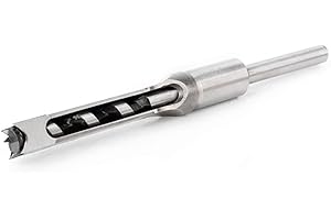 BOZONLI 9/16(14mm) Wiertło do Otworów Kwadratowych, dłuto do Dłutowania w Drewnie Kwadratowe piły do Otworów do Drewna Wiertła Kręte