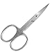 Nail Scissors For Lefties - Curved Cutting - 3.75" Long - Stainless Steel