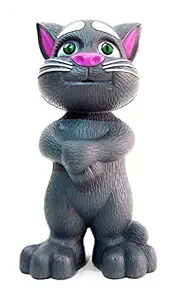 TOYS HOUSE Tom Cat for Kids Speaking Repeat What You Say-Birthday Intelligent Interactive Touching Gift Boys and Girl(Multi)