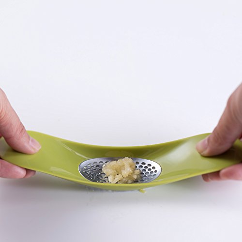 Joseph Joseph JJ20062 Garlic Rocker Knoblauchpresse, grün - 4