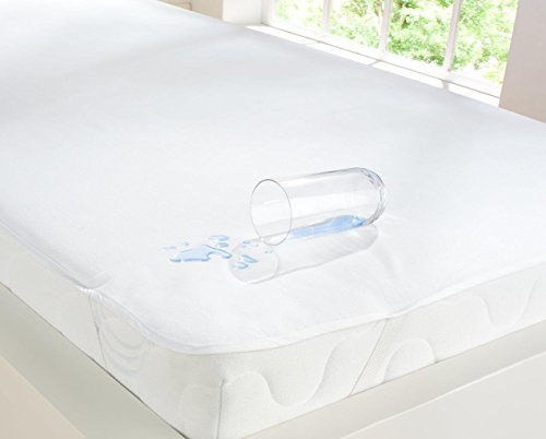 SCHLAFWOHL BASIC® Molton Nässeschutzauflage I Inkontinenz Auflage I Wasserundurchlässige Matratzen-Schutz-Auflage I Größe: 90 cm x 200 cm I Ökotex zertifziert I SANFOR Ausrüstung