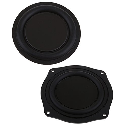 Preisvergleich Produktbild P Prettyia 4 Zoll + 40mm Lautsprecher Reparatur Subwoofer Membran Vibrationsplatte Bassverstärkungsmittel