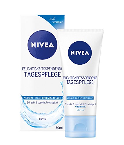 Nivea Feuchtigkeitsspendende Tagespflege, 4er Pack (4 x 50 ml)