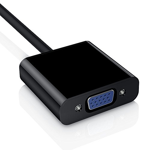 USB 3.0 zu VGA Adapter, USB zu VGA Video Grafikkarte Anzeige Externer Kabeladapter für Windows10, Windows8.1, Windows 8, Windows 7 und etc (Schwarzer USB3.0 zum VGA Adapter) - 2