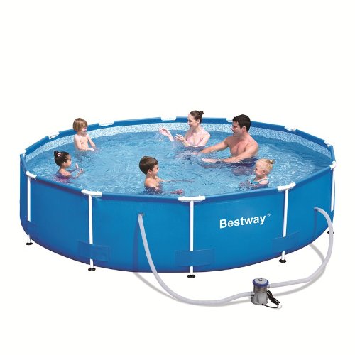 Preisvergleich Produktbild bestway rund stahlrohrpool 3,66x0,76m