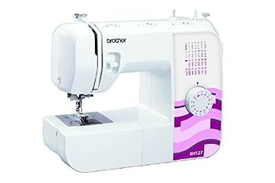 Brother RH127VP2 Machines à Coudre, Plastique, Blanc/Rose/Rouge, 19,4 x 44,4 x 27 cm