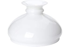 ORION LIGHTSTYLE Vesta lampe à pétrole dans de nombreuses tailles Petro verre abat-jour lampe à huile blanc opale kérosène verre (diamètre en dessous: 242mm)