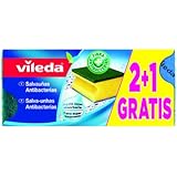 Vileda - Salvauñas antibacterias - Bayeta super absorbente - 2 unidades + 1 gratis