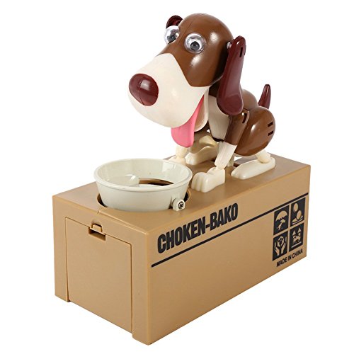 Ecarton Niedlichen Hund Stechen Münze Haustier Hund Geld Bank Glas sparen sparen Sparbüchse,Weihnachten Geschenk