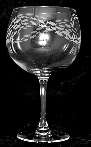 SHOAL of FISH 70cl Boxed GIN BALLOON GLASS