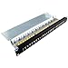 Produktbild Ligawo ® Patchpanel Cat.6 24-fach geschirmt schwarz - 48,26cm/ 19" 1HE