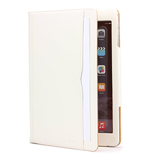 Original Urcover® Tasche Smart Cover iPad Air 2 ( 2014/2015 Version – 6.Generation) Schutz Hülle Case [Sleep / Wake Funktion] und inkl Displayschutzfolie & Zubehör | Weiss - 6