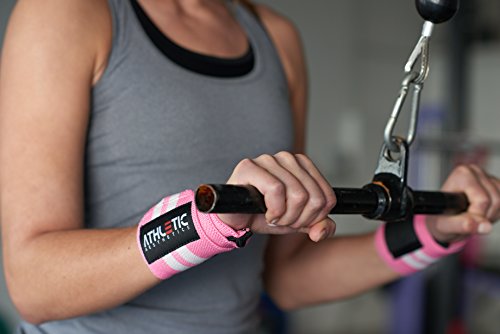 Handgelenkbandage [2er Set] in 45cm / 60cm Länge – Wrist Wraps fürs Krafttraining, Bodybuilding, Crossfit und Fitness – Für Frauen und Männer geeignet – ATHLETIC AESTHETICS - 6